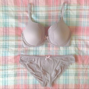 NWT VS BBV Perfect Shape Bra & M Panty Set
